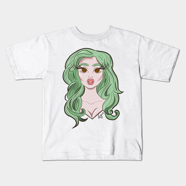 Doe-eyed Kids T-Shirt by KellyJay96